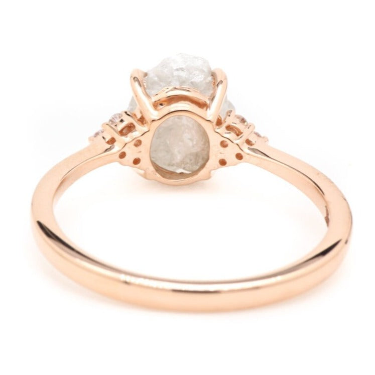 14k rose gold ring rough