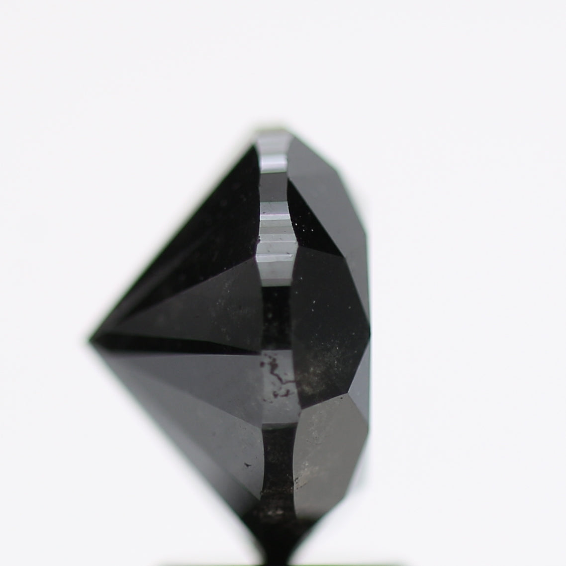 3.86 Carat Fancy Black Round Brilliant Diamond GIA Certified