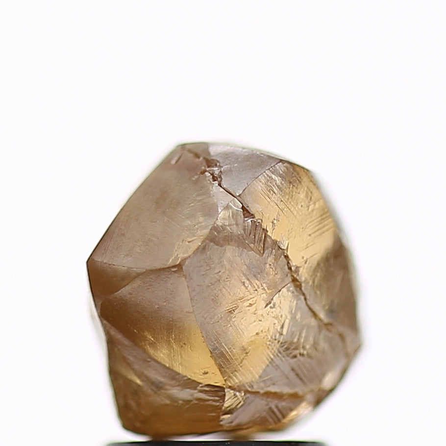 3.11 Carat Natural Fancy Orange Brown Rough Diamond 7.5 MM