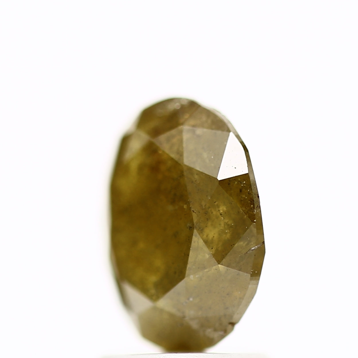 1.89 Carat Design Yellow Oval Diamond Gold Band 8.56 MM