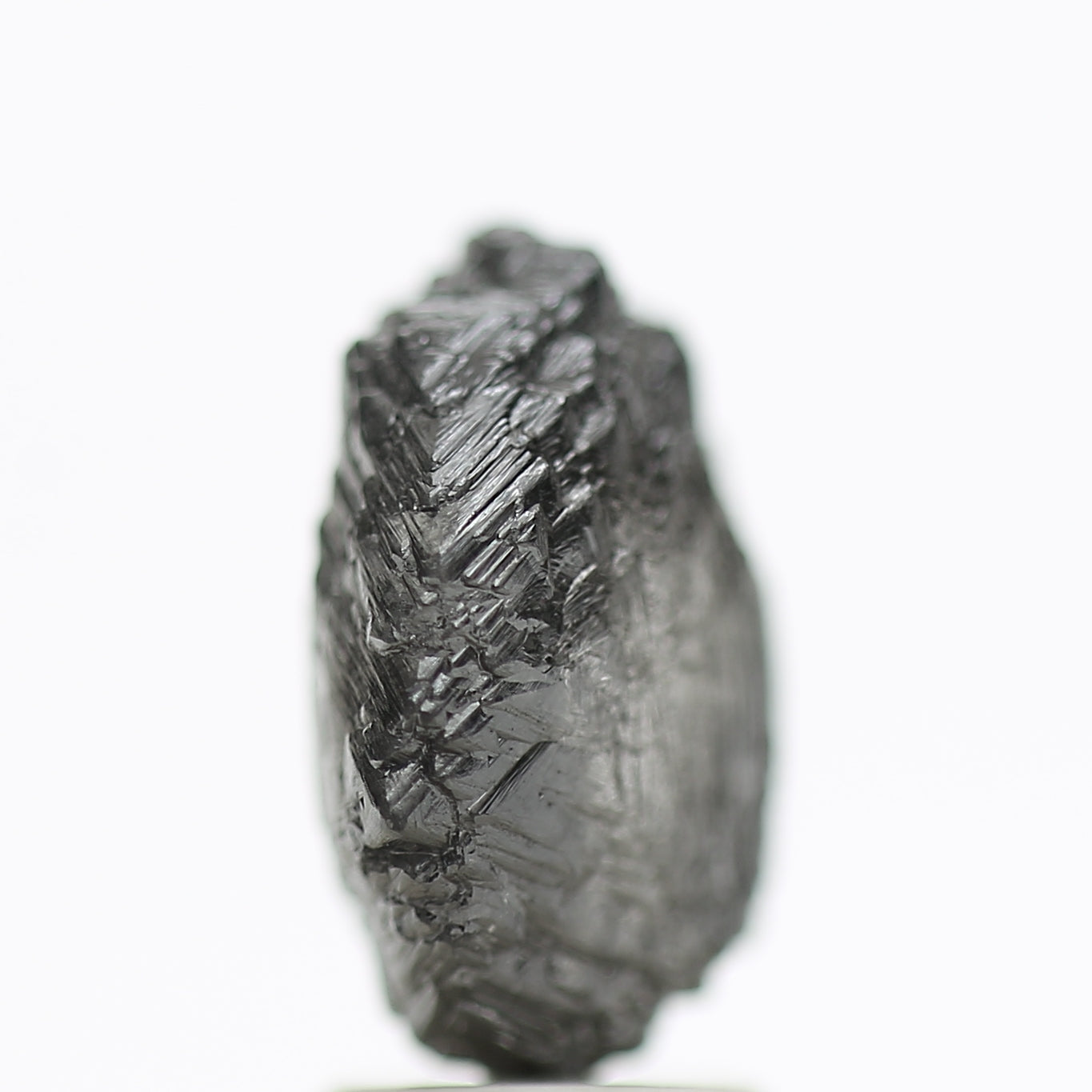 4.64 Carat Black Gray Natural Raw Uncut Rough Diamond