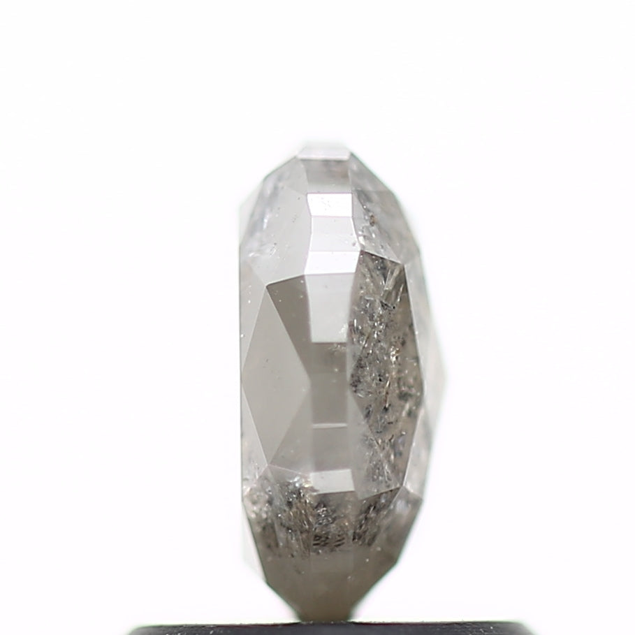 1 Carat Oval Cut Diamond For Salt Pepper Ring 6.65 Carat