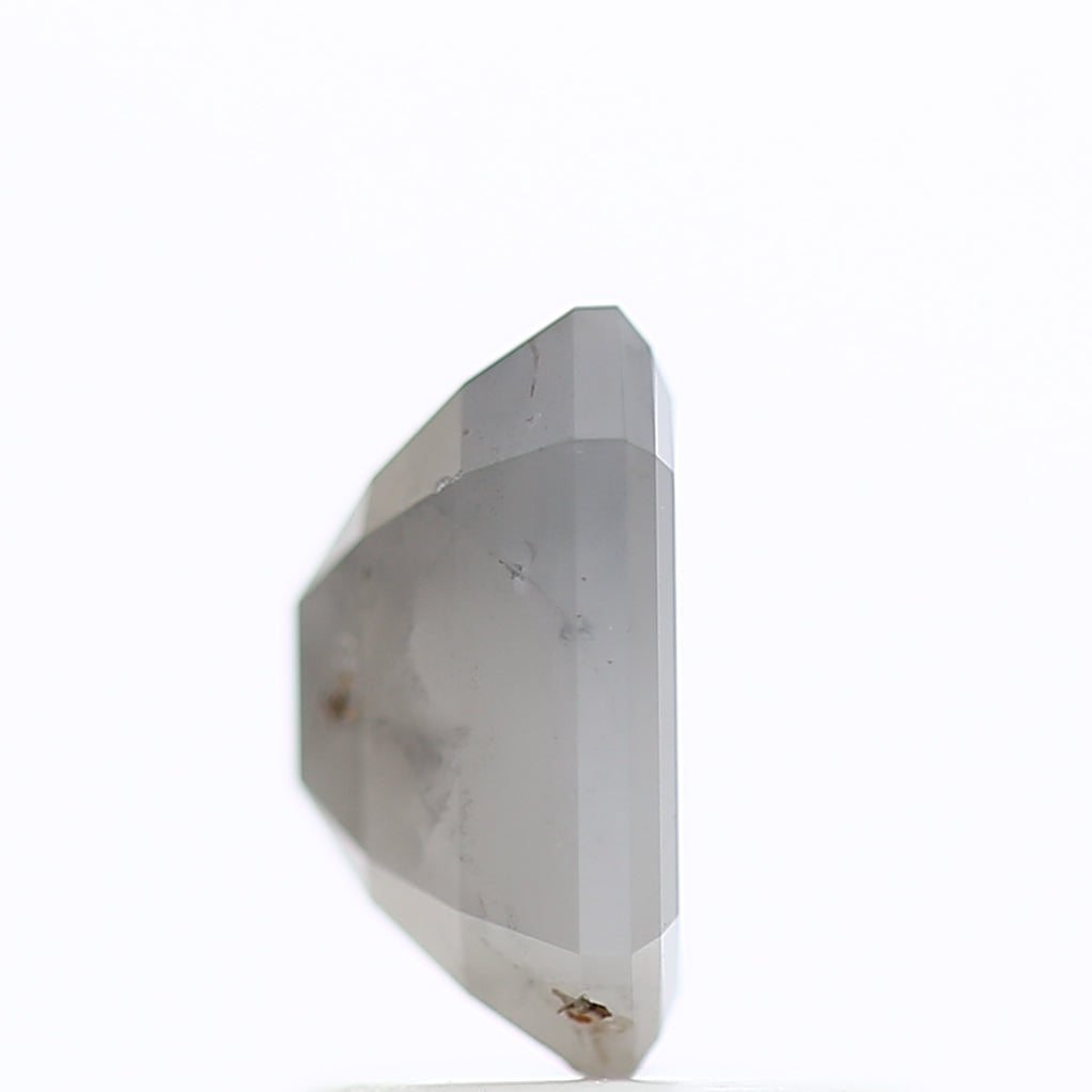 1.12 Carat Ombre Diamonds For Emerald Salt and Pepper Engagement Ring