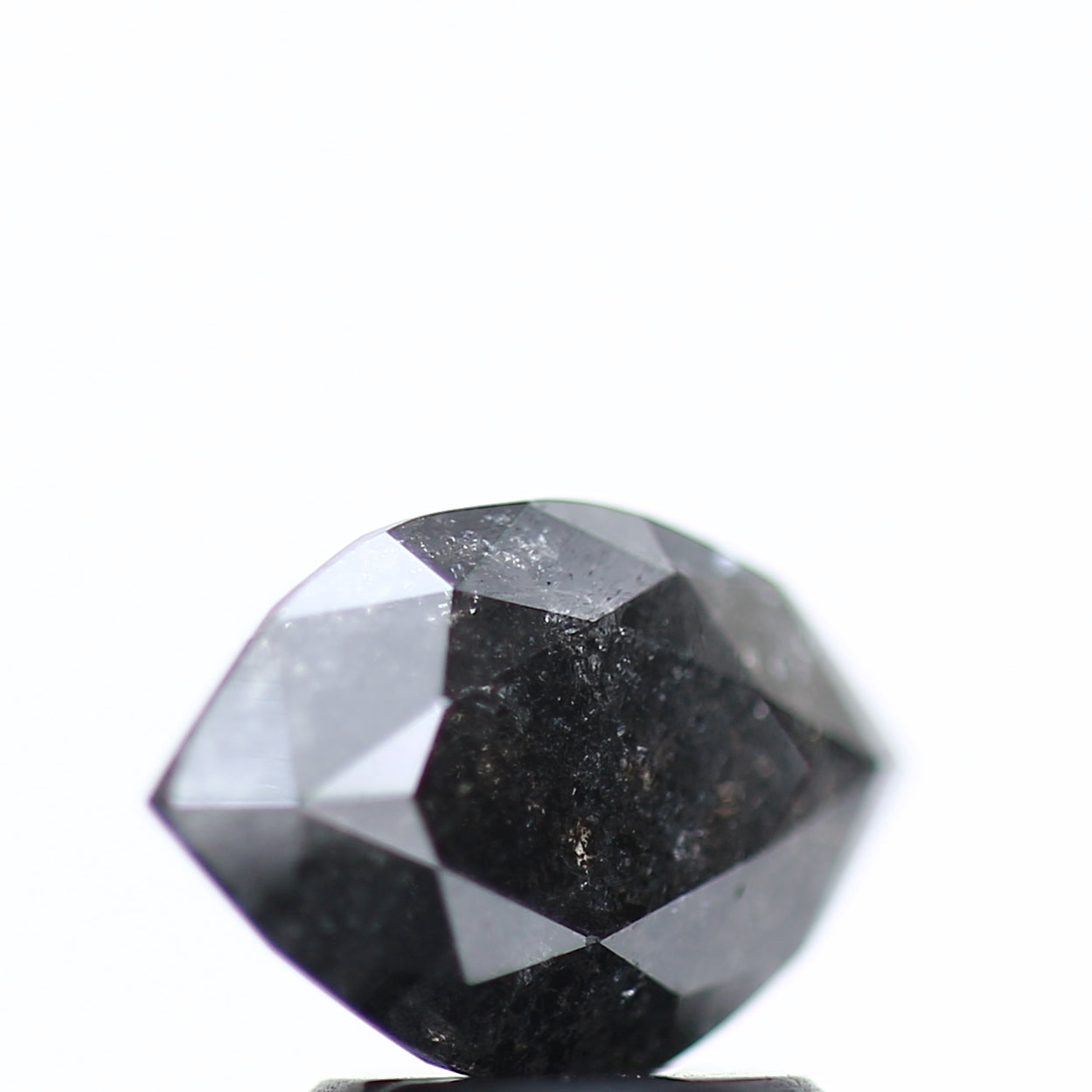 1.88 Ct Marquise Black Cut Salt & Pepper Diamond 10.58 MM
