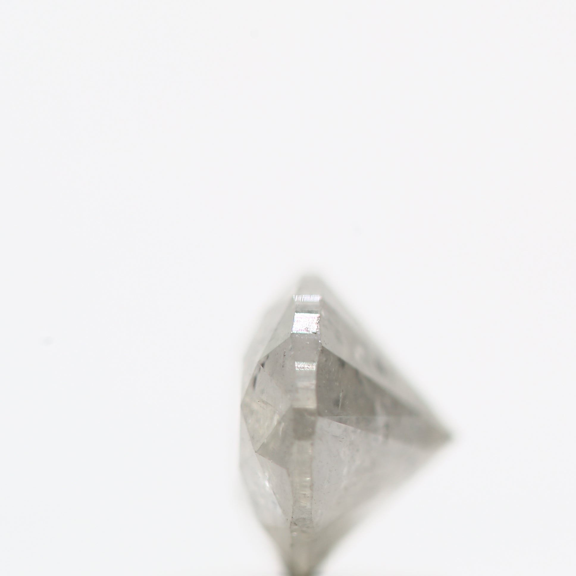 1.37 Carat Brilliant Cut Oval Salt and Pepper Diamond 8.45 MM