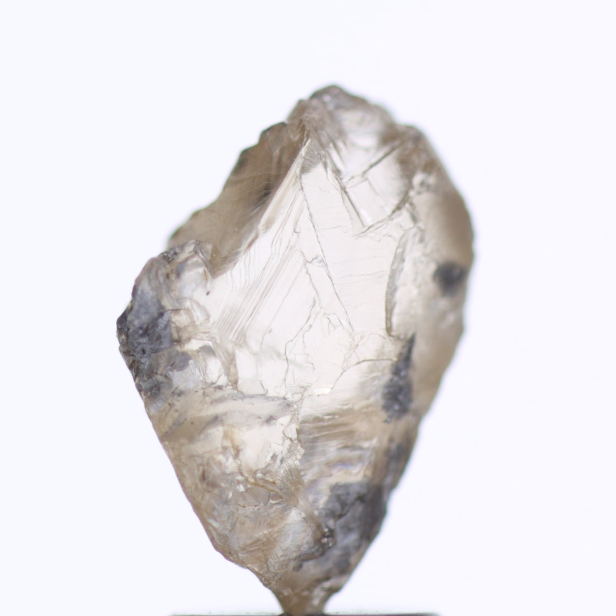 2.18 Carat Natural Fancy Champagne Brown Rough Diamond 10.83 MM