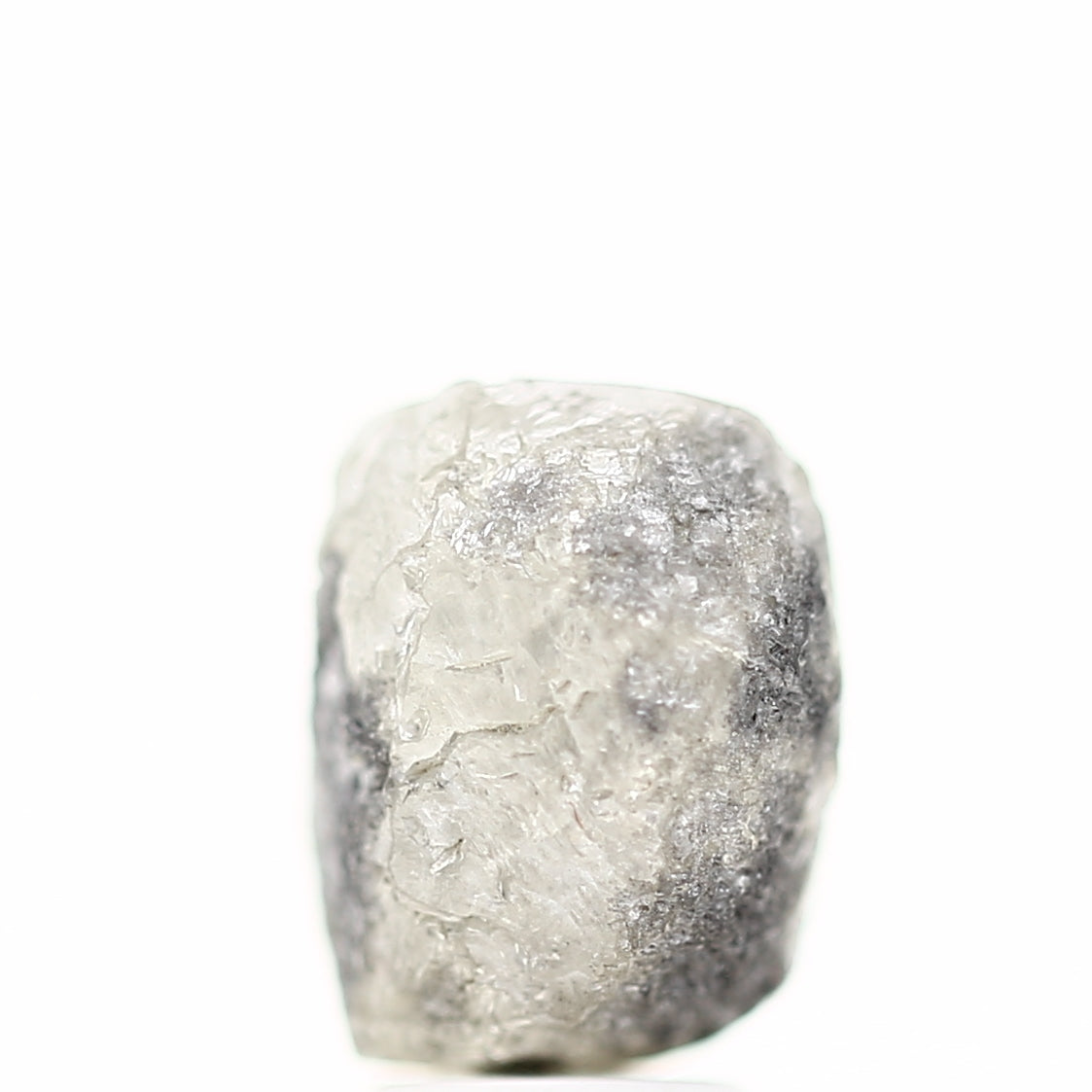 6.43 Carat Natural White Crystal Raw Rough Diamond 11.01 MM - Blackdiamond