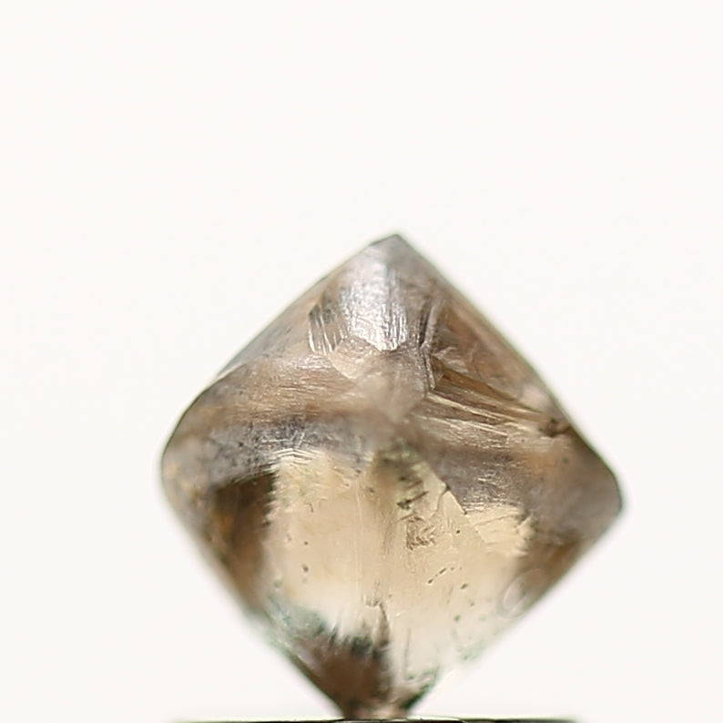 1.28 Carat Natural Brown Octahedron Raw Diamond 5.9 MM