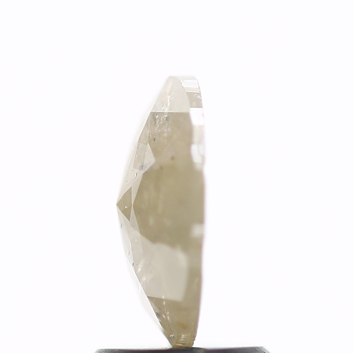 1.18 Carat Oval Icy Salt and Pepper Diamond 8.9 MM