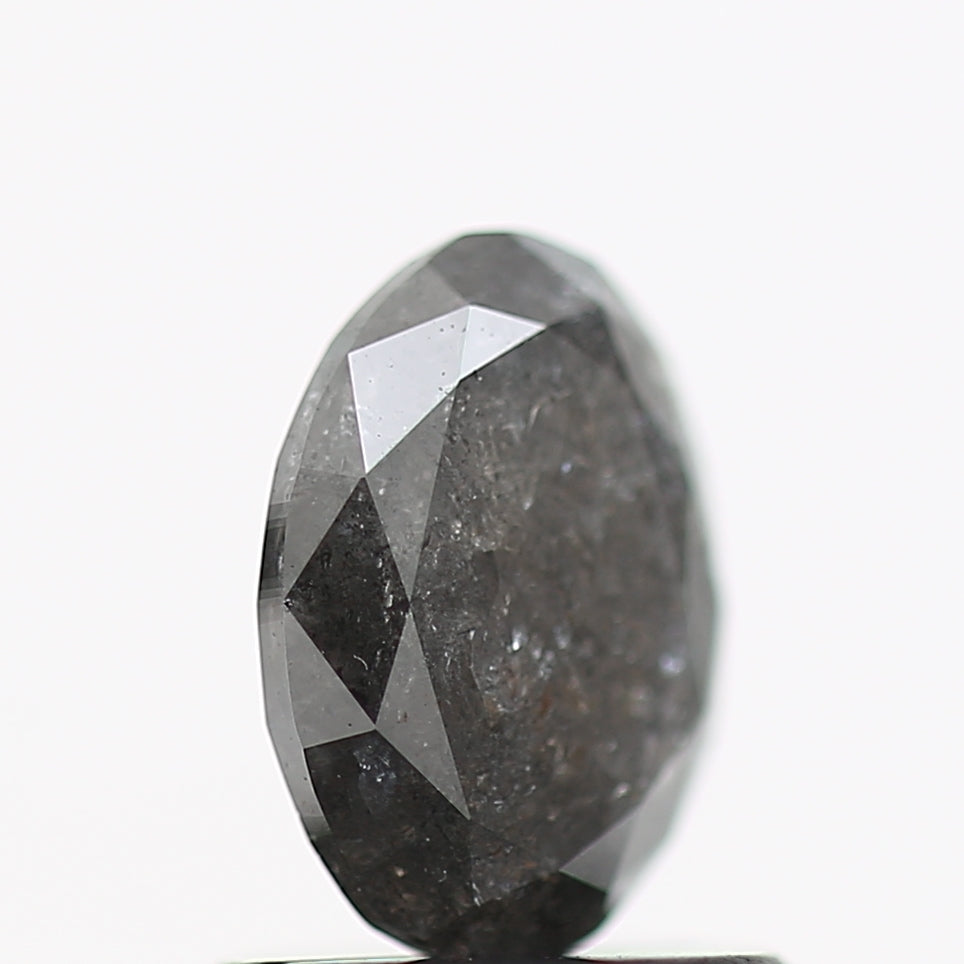 0.87 Carat Gray Oval Brilliant Cut Natural Diamond 7.10 MM