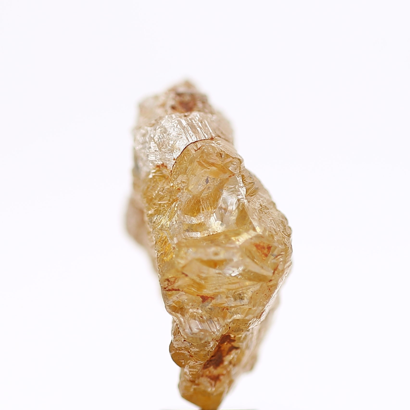 11 Carat Natural Fancy Orange Brown Rough Diamond 18.82 MM