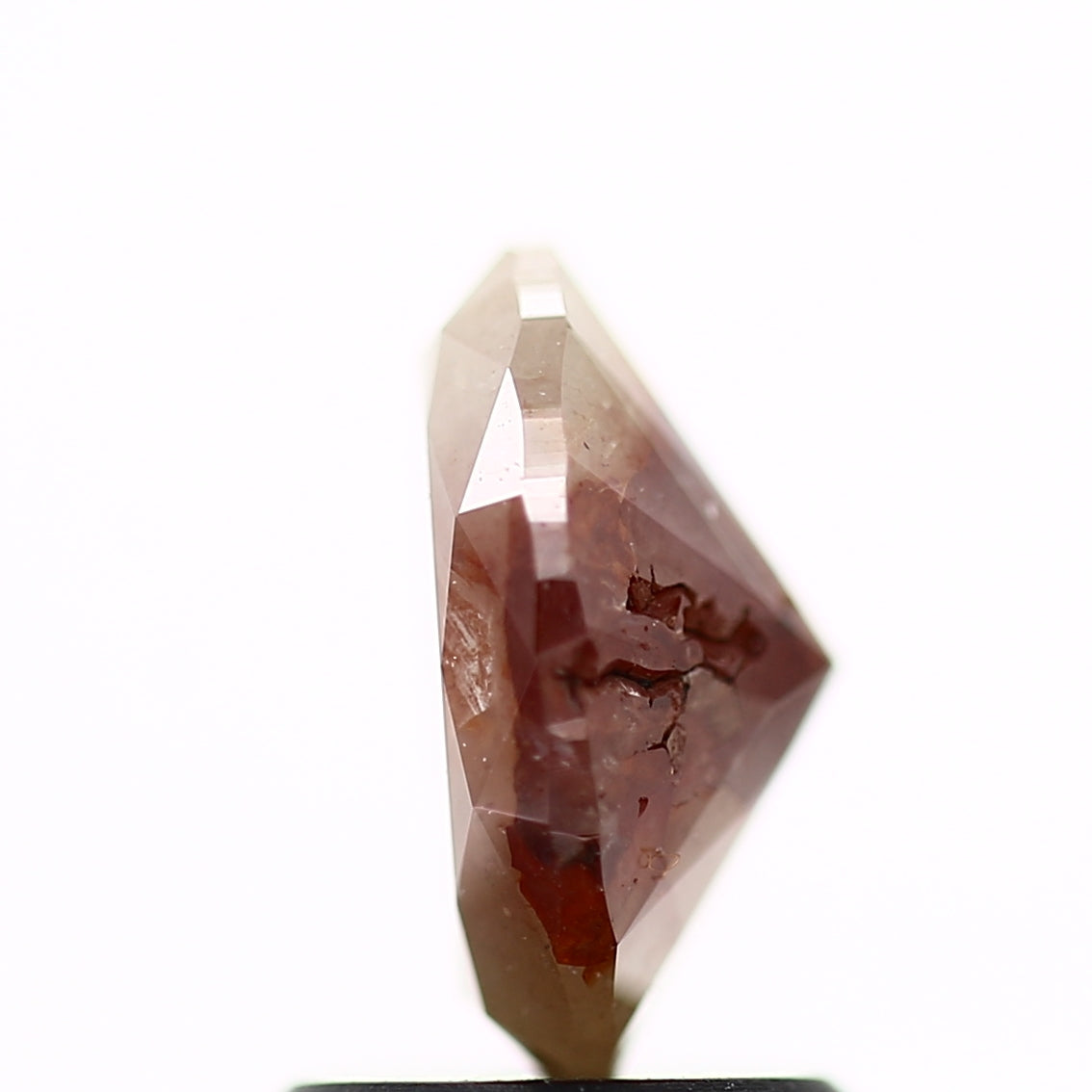 1.49 Carat Orange Brown Oval Shape Loose Diamond 8.35 MM