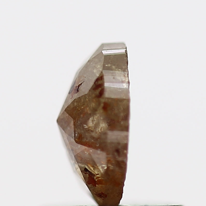 0.55 Carat Natural Oval Salt and Pepper Diamond 6.1 MM