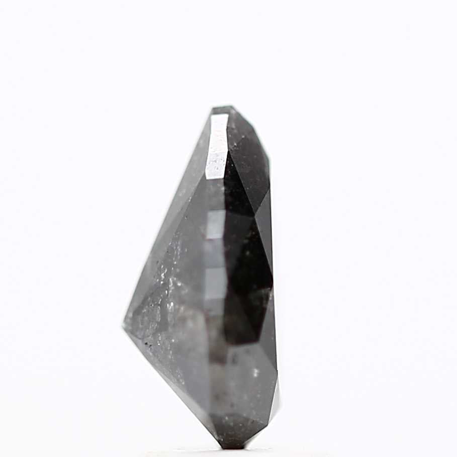 2.23 Carat Natural Fancy Black Diamond Pear Brilliant Diamond