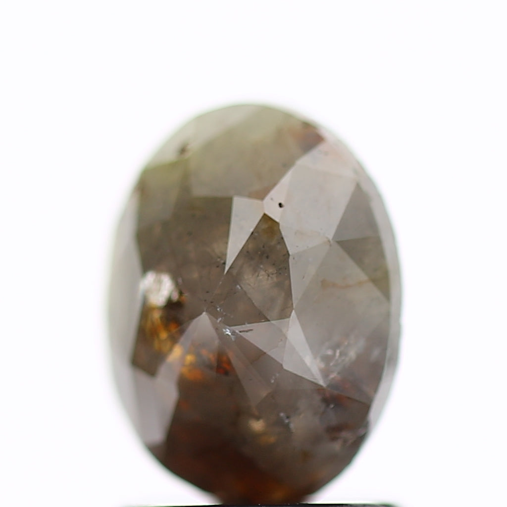 1.13 Carat Rose Cut Loose Oval Natural Diamond 7.9 MM