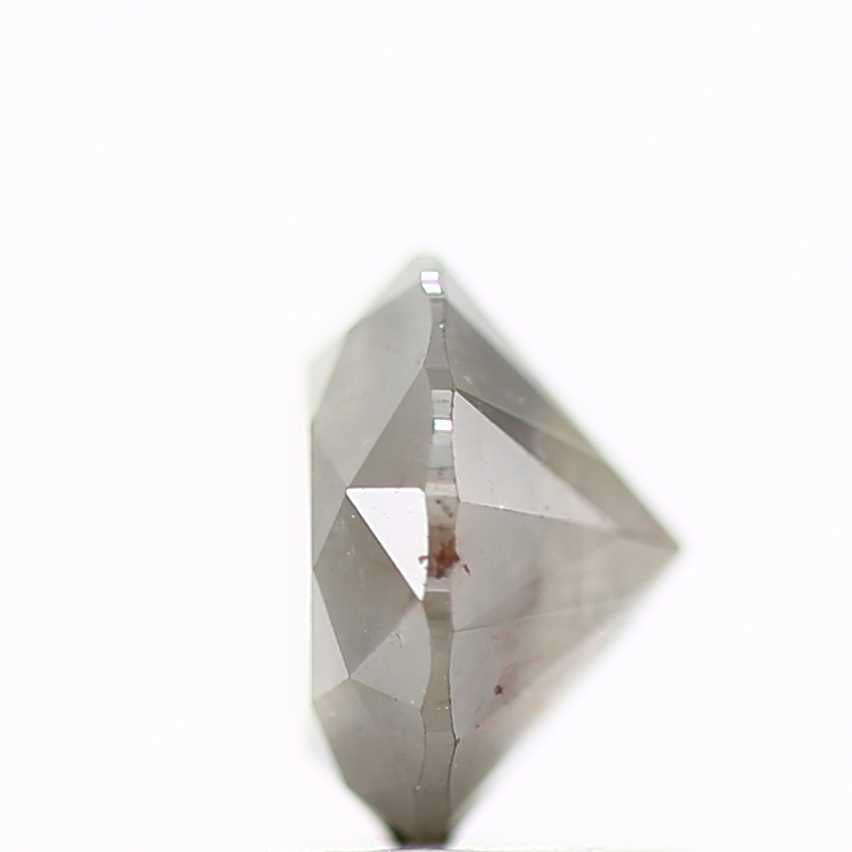 0.96 carat, Fancy Gray Diamond, Round Shape, Natural Diamond 6 MM - Blackdiamond