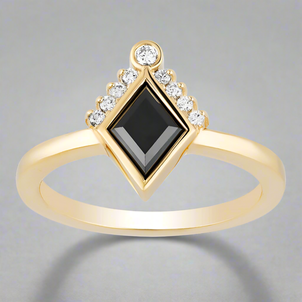 The Poder Black and White Diamond Ring