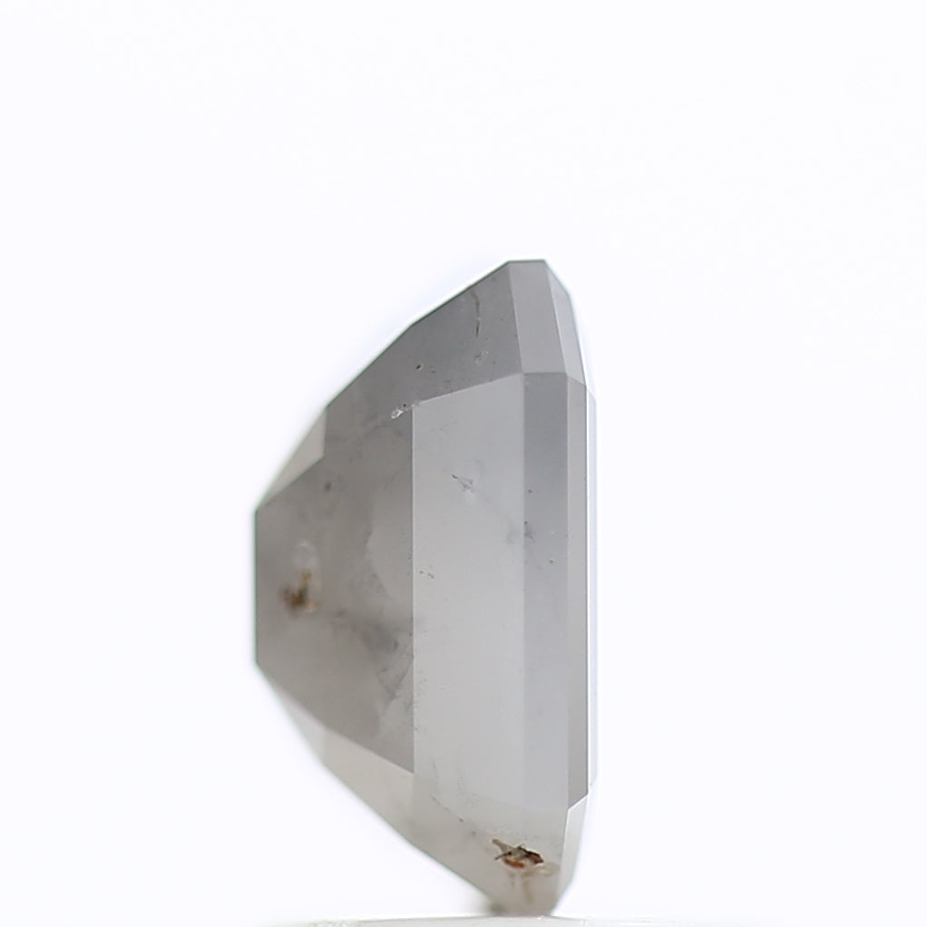 1.12 Carat Ombre Diamonds For Emerald Salt and Pepper Engagement Ring