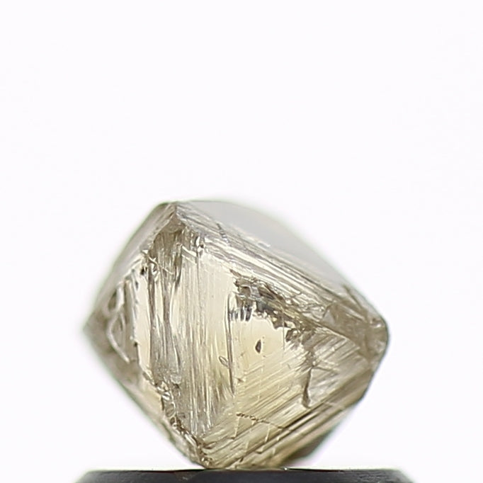 0.98 Carat Natural Octahedron Brown Uncut Loose Diamond 4.7 MM