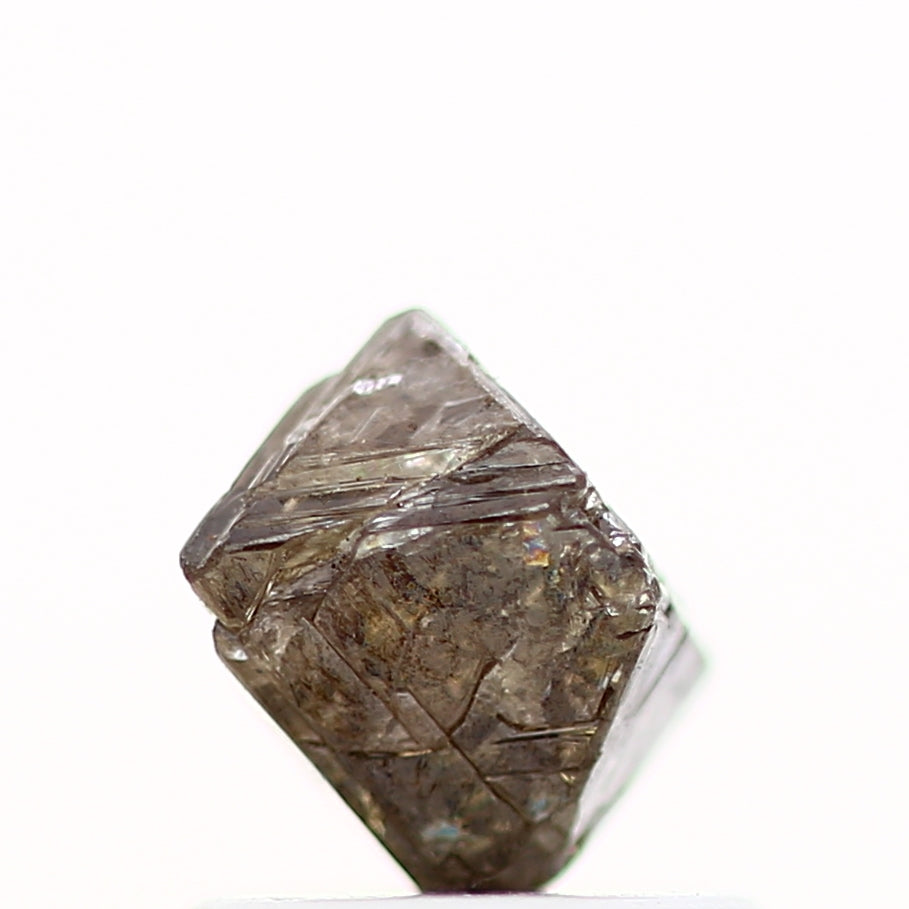 0.94 Carat Fancy Brown Octahedron Natural Rough Diamond 6.30 MM - Blackdiamond