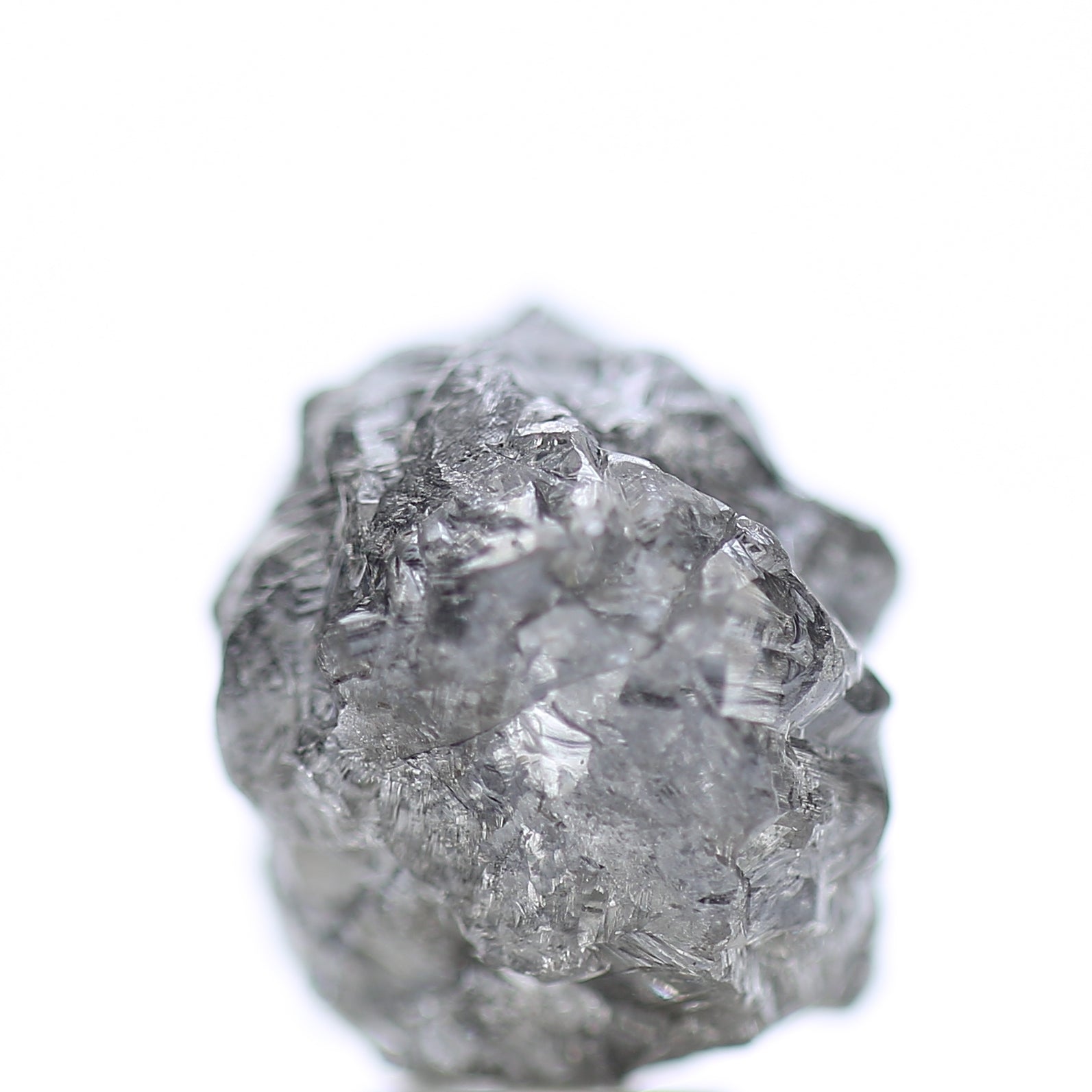 11 Carat Natural Fancy Gray Rough Diamond 11 MM