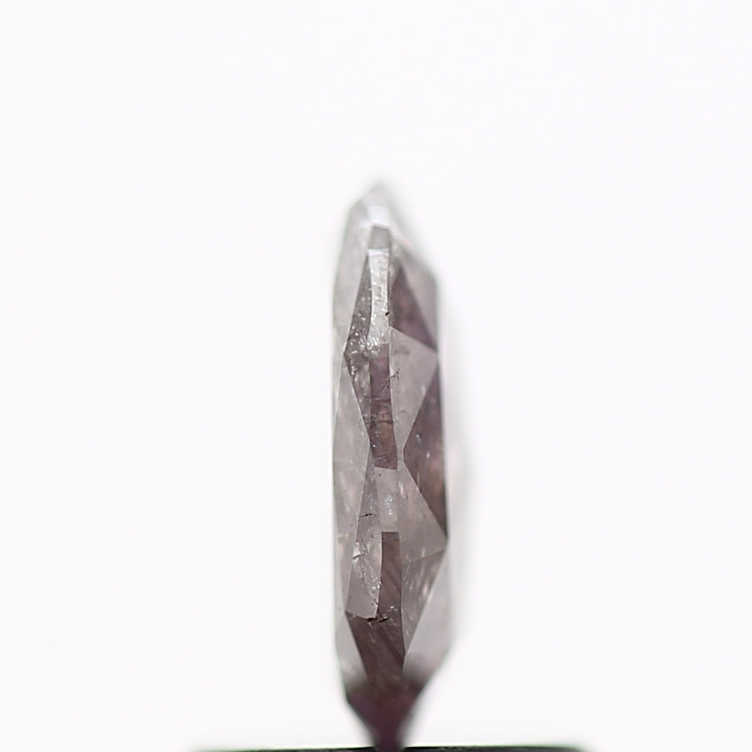 0.98 Carat Oval Pink Salt and Pepper Diamond 8 MM