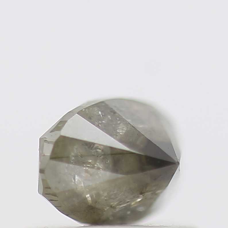 Oval Diamond Cut 0.74 Carat Gray Natural Loose Diamond 6.25 MM