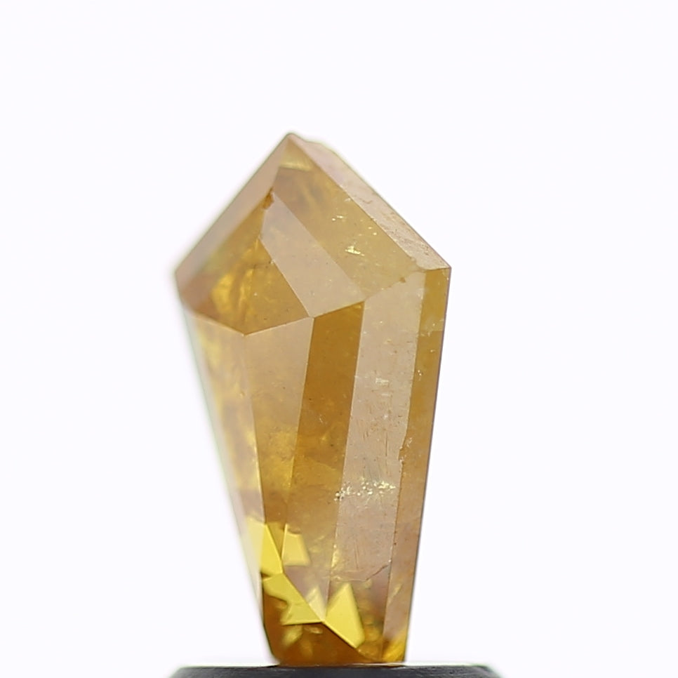 1.32 Carat Natural Yellow Kite Salt and Pepper Diamond 9.25 MM