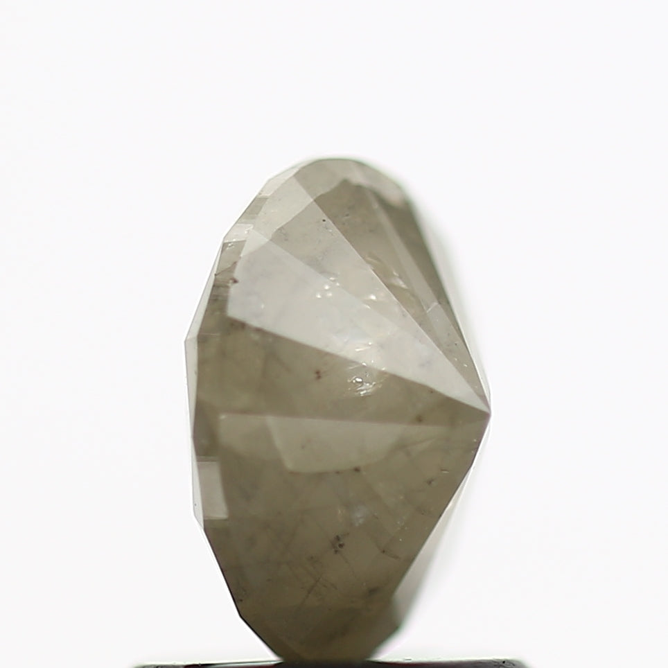 1.07 Carat Natural Salt and Pepper Oval Cut Diamond 7.1 MM