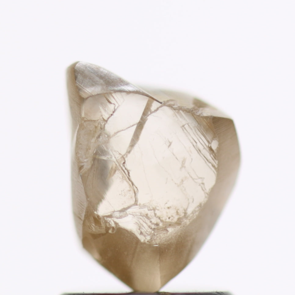 1.59 Carat Fancy Brown Rough Natural Diamond 6.78 MM