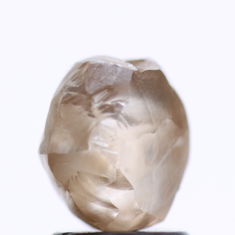 2.13 Carat Natural Fancy Champagne Brown Raw Rough Diamond 7.3 MM