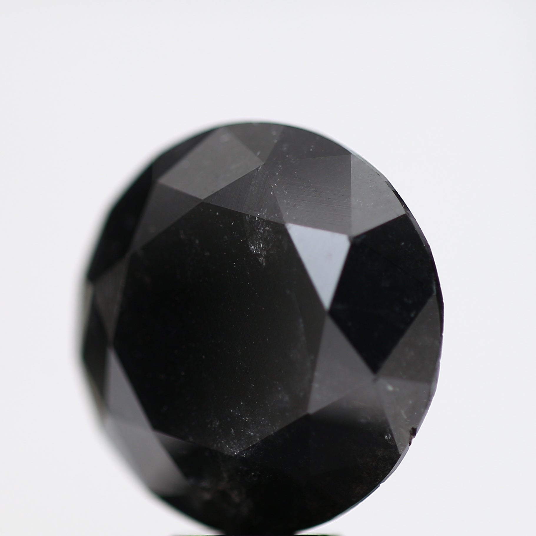 9.30 Carat Fancy Black Round Brilliant Diamond GIA Certified