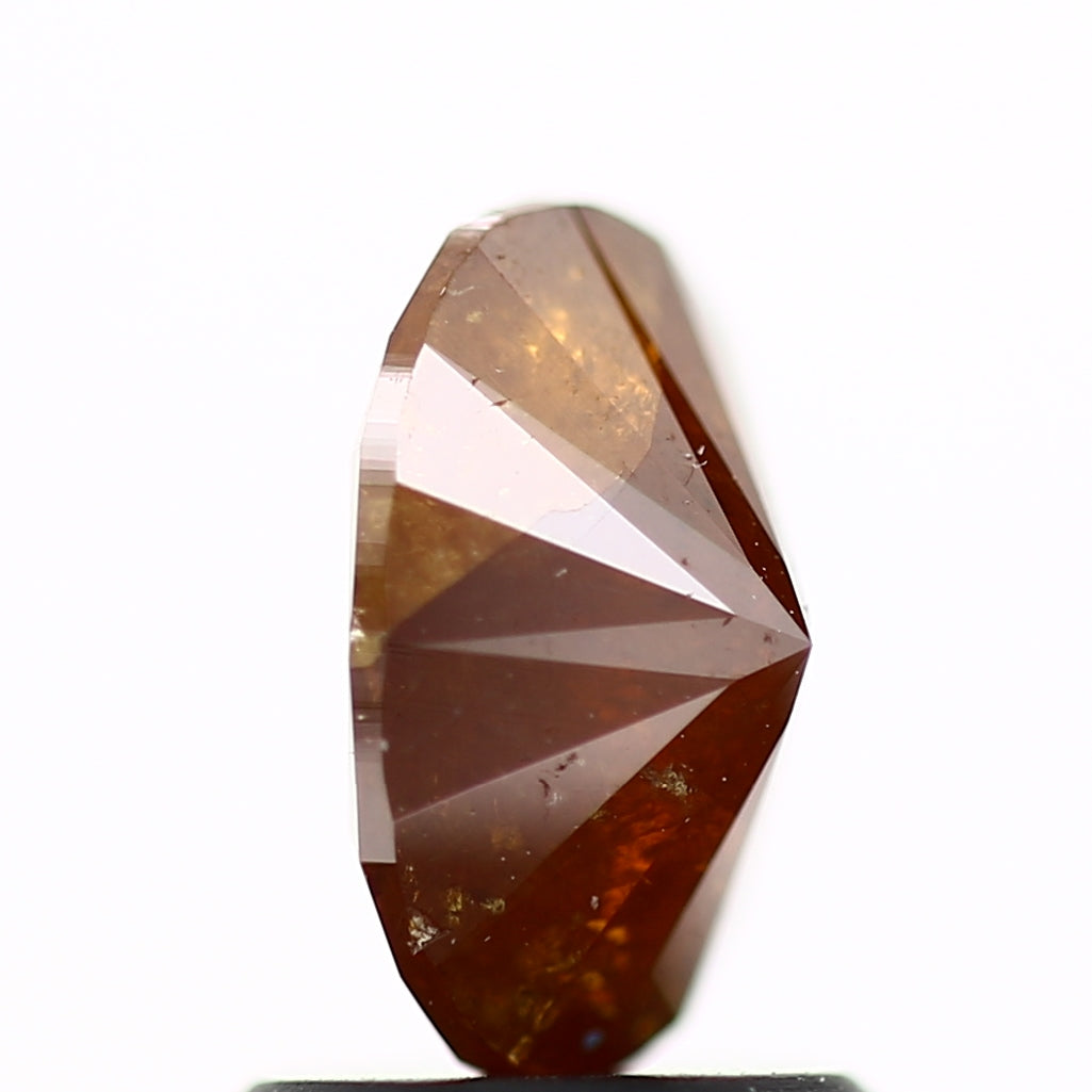 1.34 Carat Cognac Brown Oval Cut Loose Diamond 7.90 MM