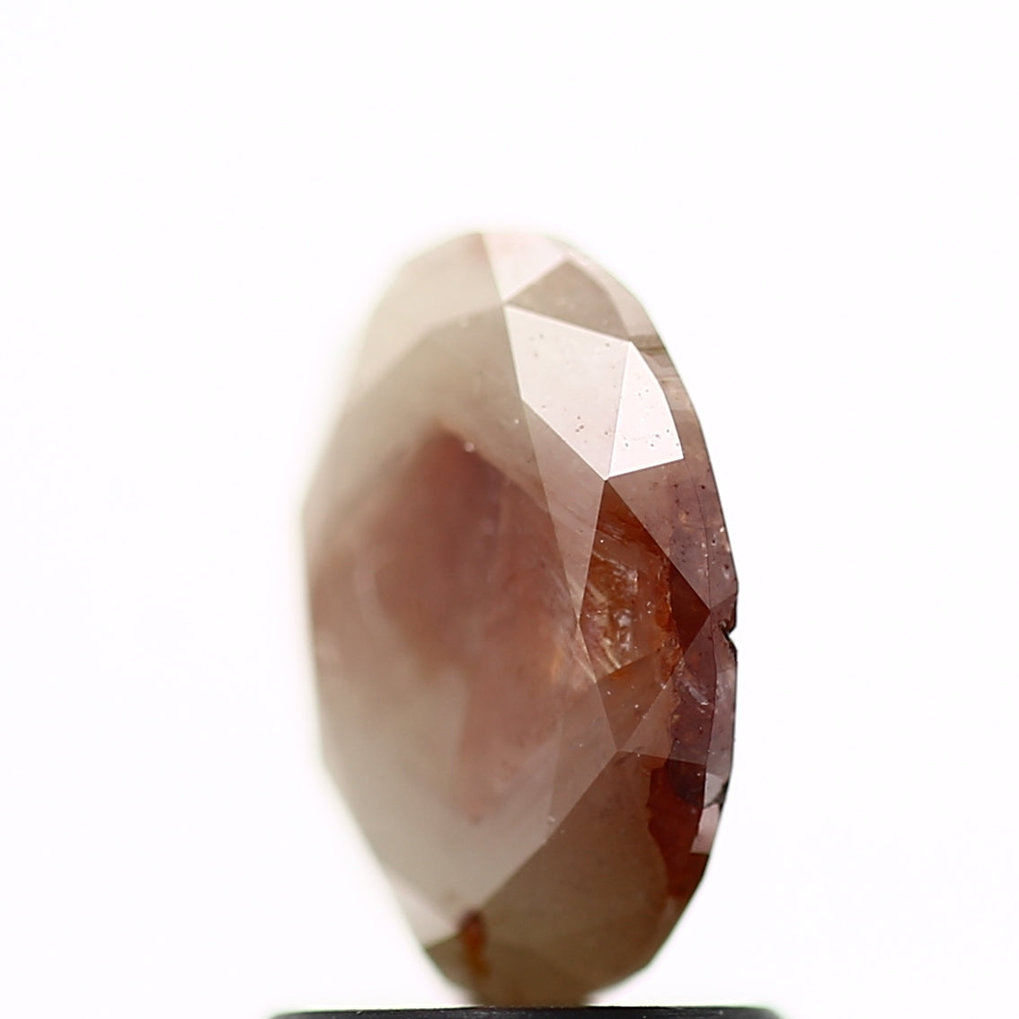 1.49 Carat Orange Brown Oval Shape Loose Diamond 8.35 MM