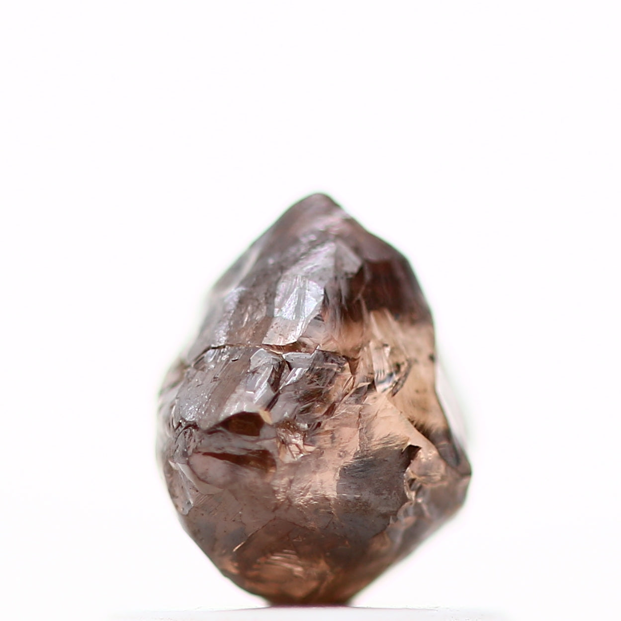 0.80 Carat Cognac Brown Octahedron Raw Natural Rough Diamond 5 MM - Blackdiamond