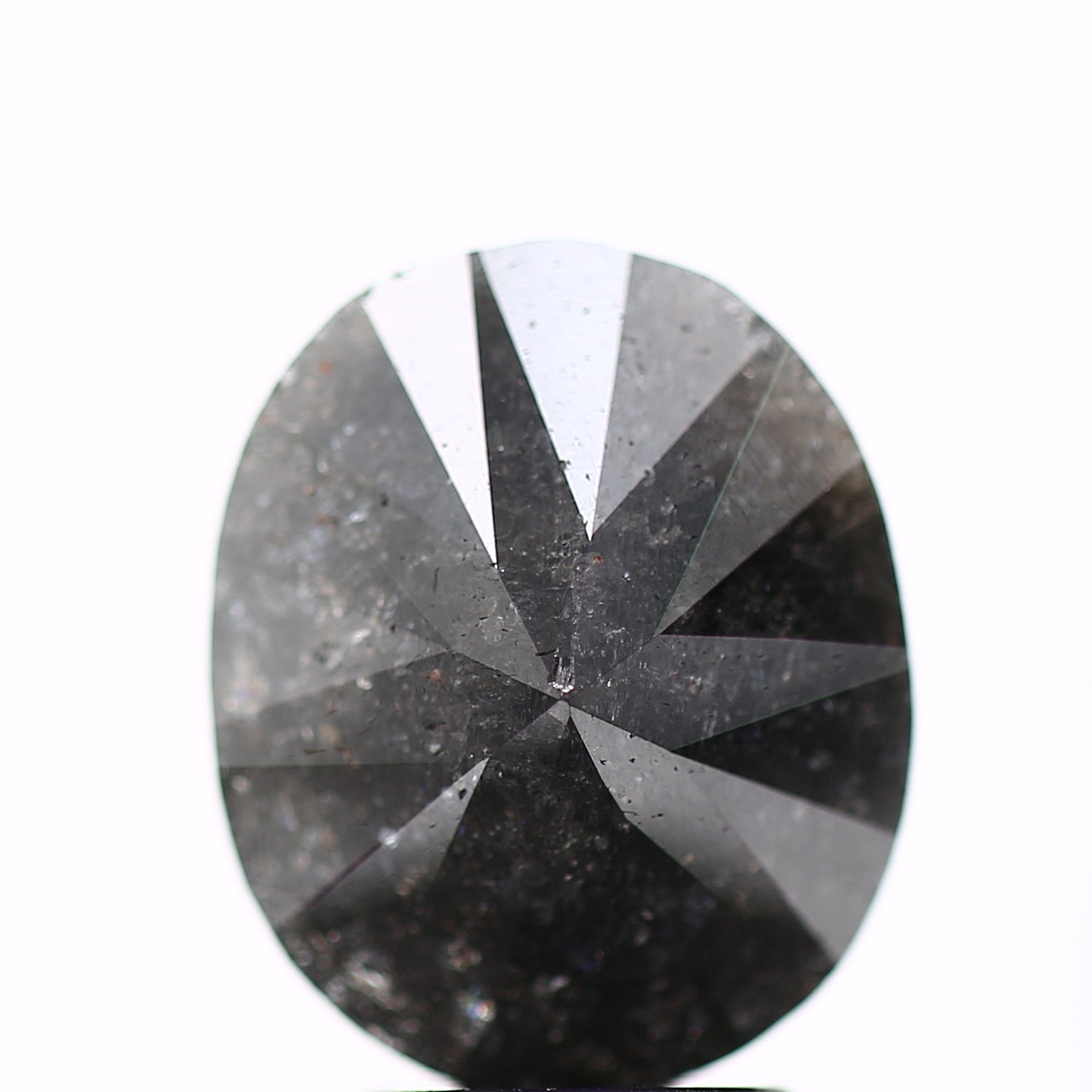 Black Loose Diamond For 2.5 ct Oval Diamond Ring 11 MM