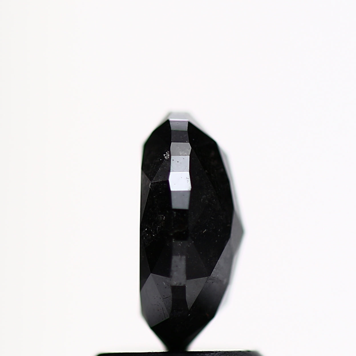 1.69 Carat Oval Cut Loose Diamond Salt And Pepper 8.10 MM