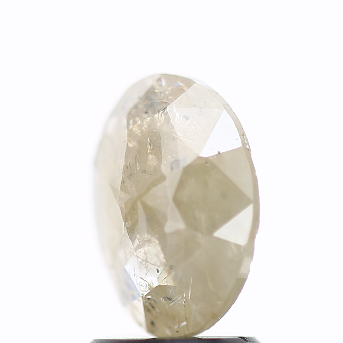 1.18 Carat Oval Icy Salt and Pepper Diamond 8.9 MM