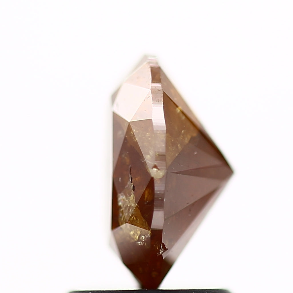1.34 Carat Cognac Brown Oval Cut Loose Diamond 7.90 MM