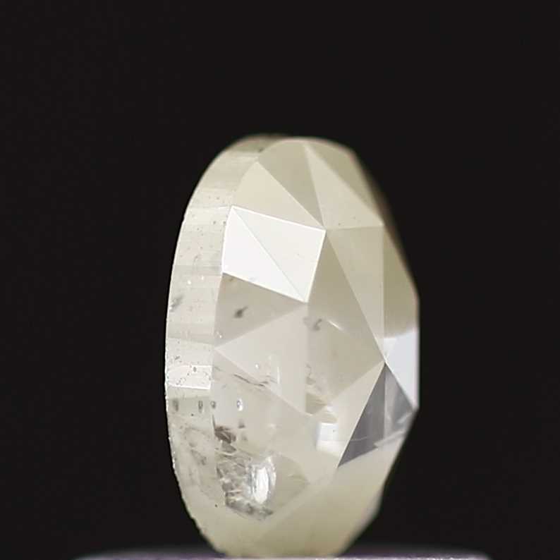 0.45 Carat Oval Rose Cut Diamond For Wedding Band 5.65 MM