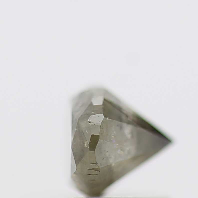 Oval Diamond Cut 0.74 Carat Gray Natural Loose Diamond 6.25 MM