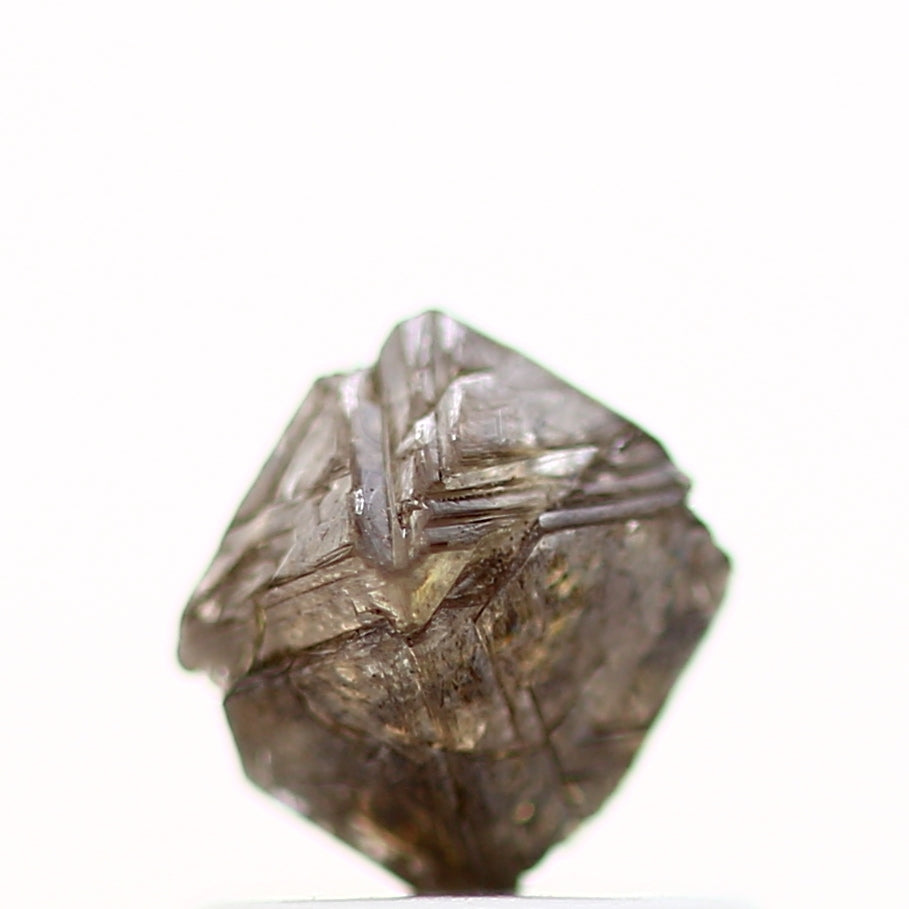 0.94 Carat Fancy Brown Octahedron Natural Rough Diamond 6.30 MM - Blackdiamond