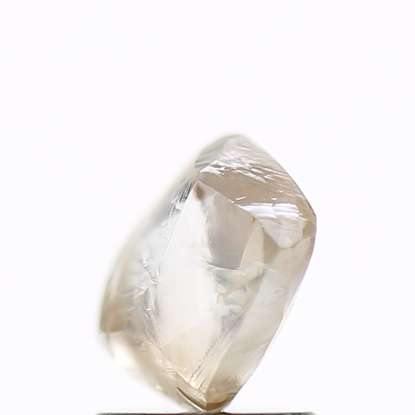 1.34 Carat Natural Fancy Champagne Rough Diamond 6.62 MM