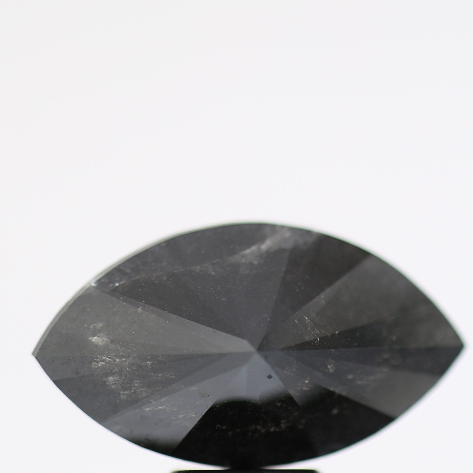 4.70 Carat Fancy Black Marquise Brilliant Diamond GIA Certified