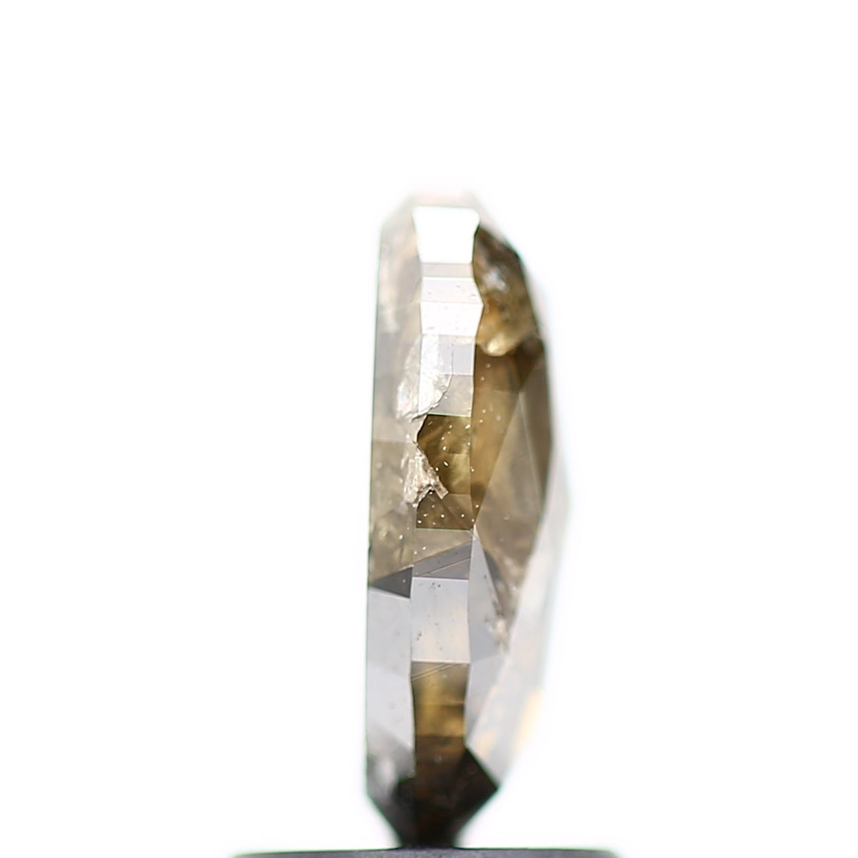 1.52 Carat Champagne Brown Elongated Oval Cut Diamond 9.31 MM