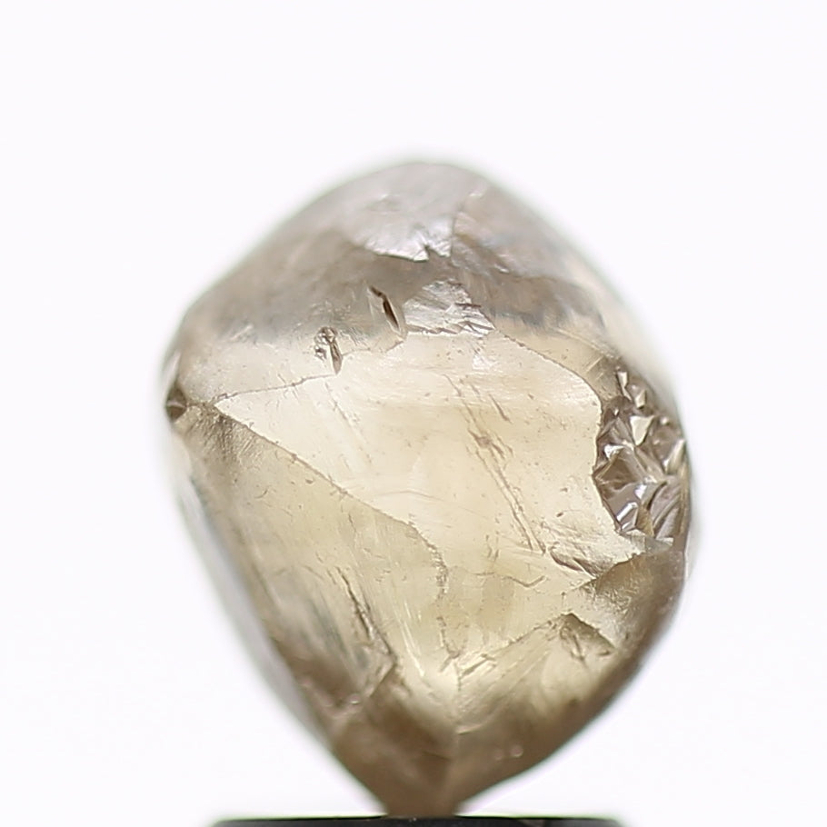 4.26 Carat Natural Fancy Champagne Brown Rough Diamond 9 MM