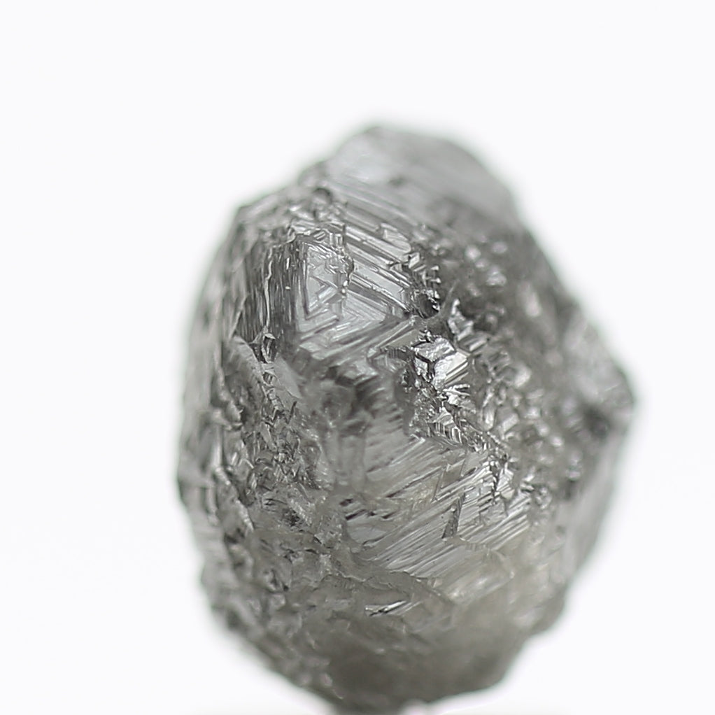 3.58 Carat Gray Natural Raw Uncut Rough Diamond