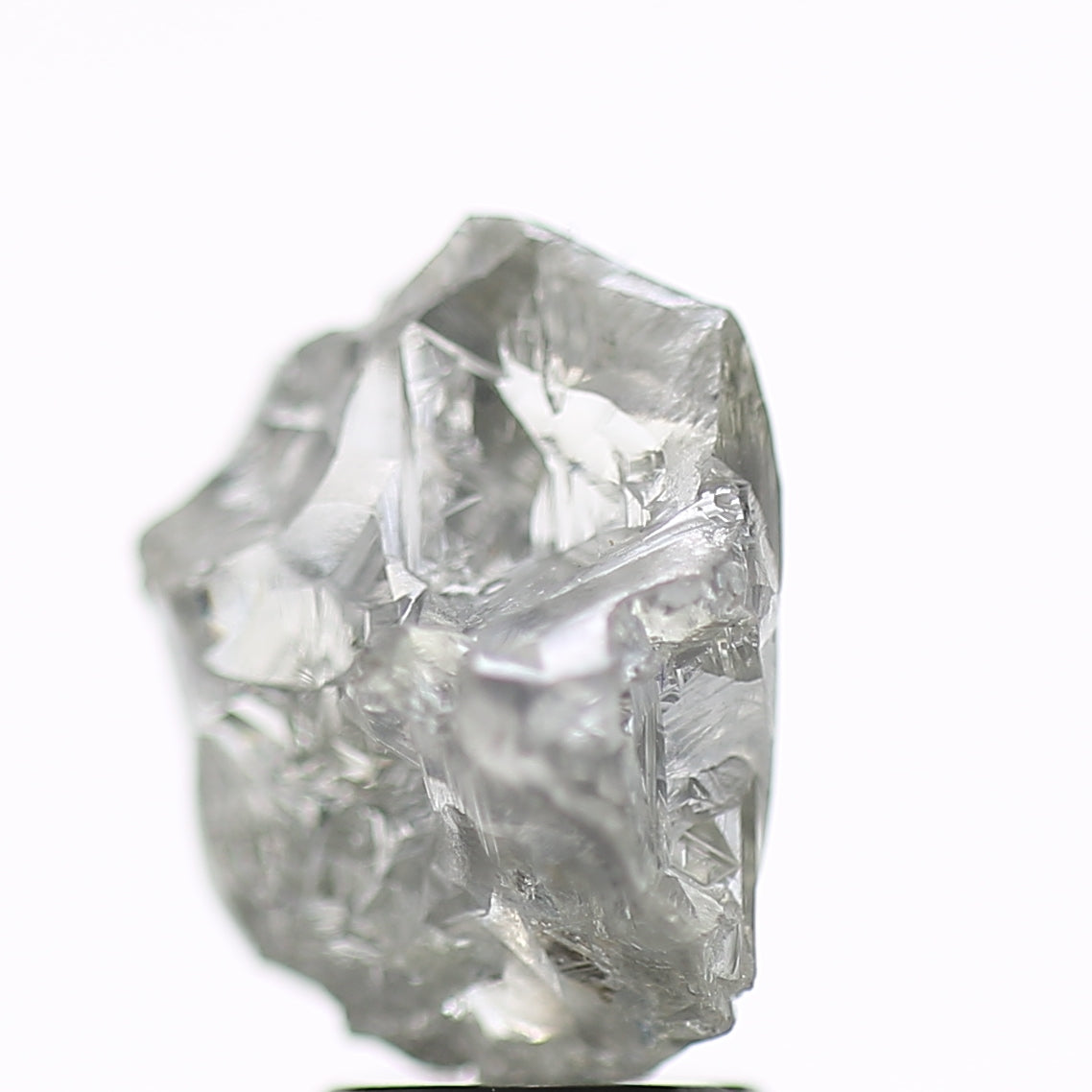 3.86 Carat Natural Fancy Grey Rough Diamond 11 MM