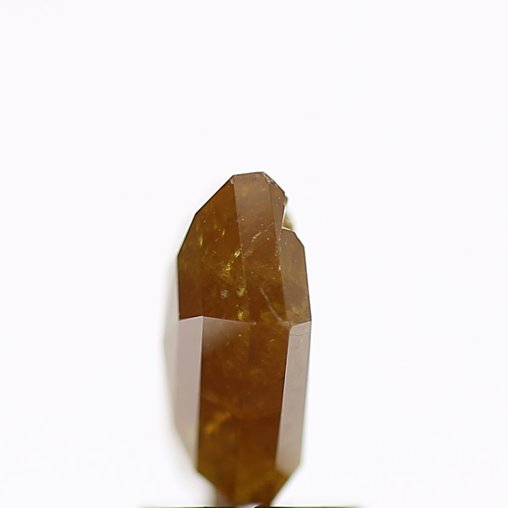 1.91 Carat Elongated Hexagon Salt and Pepper Diamond Yellow 10 MM