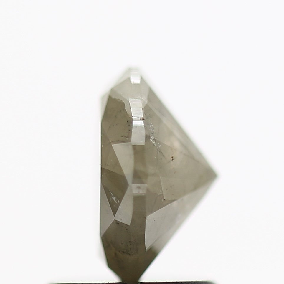 1.07 Carat Natural Salt and Pepper Oval Cut Diamond 7.1 MM